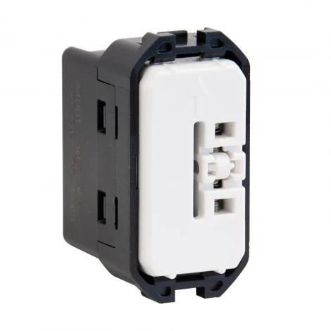 Модульный выключатель проходной (переключатель) винтовой зажим с подсветкой Meiton A4003L