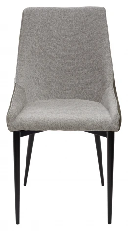 Обеденный стул M-City ANIKA светло-серый меланж FC-01/ экокожа хаки RU-04