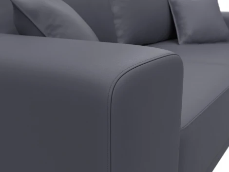 Диван прямой Льюес Лига Диванов (Экокожа) арт.126696