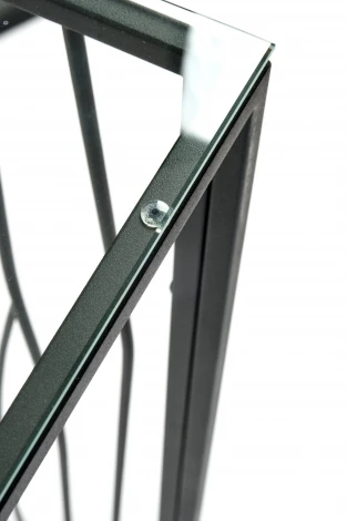 Консольный стол AllConsoles 1022-CB clear черный муар