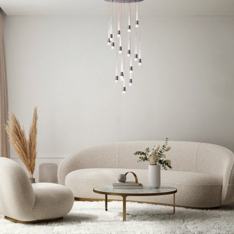 Потолочная люстра каскадная Lightstar Cone 757161 (LED, 220V, на проводе)