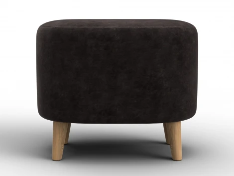 Пуф 003 (ДСП,Фанера/Дерево/Велюр/Коричневый) Лига Диванов 132499