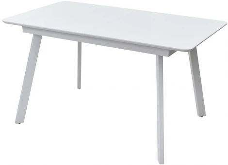 Стол АРУБА 140 БЕЛЫЙ стекло / БЕЛЫЙ