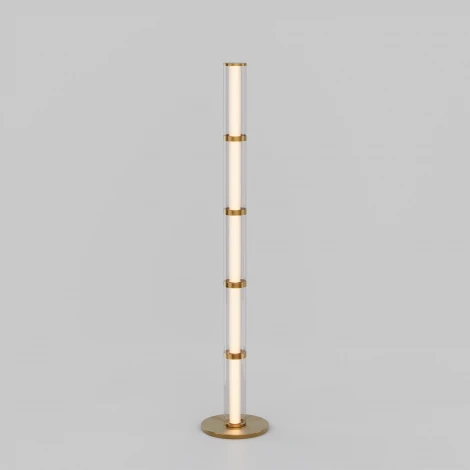 Торшер колонна Eurosvet Stark 80537/1 латунь (LED, 220V, выключатель)