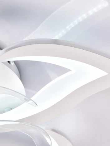 Потолочная люстра светодиодная с вентилятором Natali Kovaltseva Ledfan LED LAMPS 81487