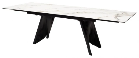 Стол IVAR 180 MARBLES KL-188 Контрастный мрамор, итальянская керамика