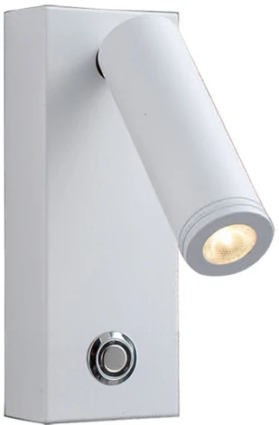 Бра для чтения светодиодное с выключателем Newport 14350 14351/A white (220V)