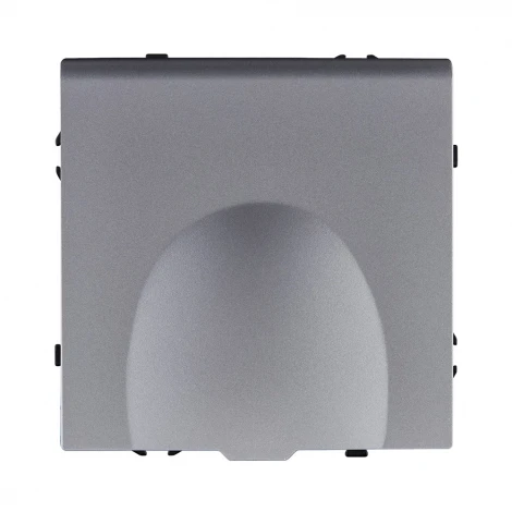 Розетка штепсельная SCHUKO 16A/250 В с крышкой, серый Kollinger Eclipse EC-015GY