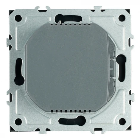 Розетка с заземлением и шторками с USB Type A+С (черный уголь, soft touch) Stekker Эмили 50218