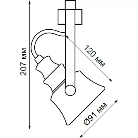 Трековый светильник Novotech Veterum 370548 (220V)