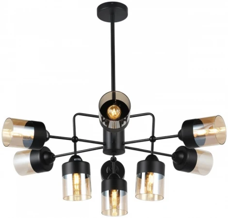 Потолочная люстра на штанге Imex MD.74785-9-S-BK