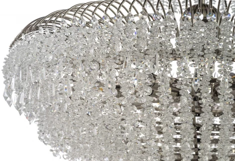 Подвесная люстра Arti Lampadari Bronte E 1.5.80.106 N (220V, хрусталь, на цепи)