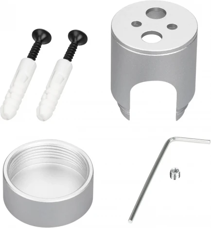 Крепление MonLIGHT-CYL-D18-SILVER (Arlight, Металл) 047387