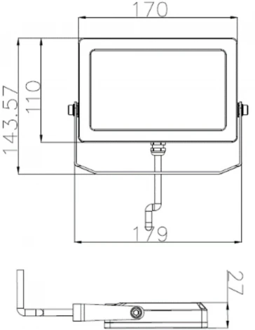Прожектор уличный Deko-Light Flood Sana 732149 (LED, 220V, IP65)