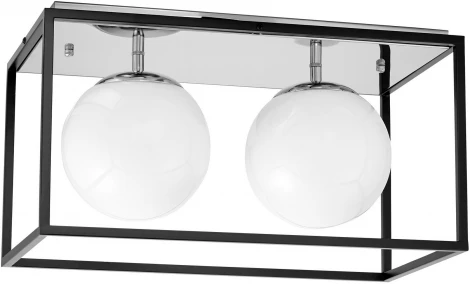 Потолочный светильник Lumina Deco Maldini LDC 8060-2 CHR+BK (220V, шарики)