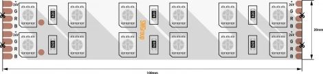 Светодиодная лента SWG SWG5120-24-28.8-RGB