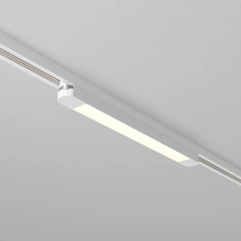 Трековый светильник однофазный светодиодный 12W 220V Maytoni Technical Basis TR000-1-12W3K-W_1