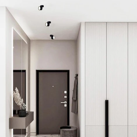 Спот Reluce 53009-9.5-001CT GX53 BK (220V)