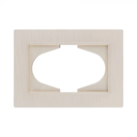 Рамка для двойной розетки золотой Kollinger Eleganz Plex EP120GD