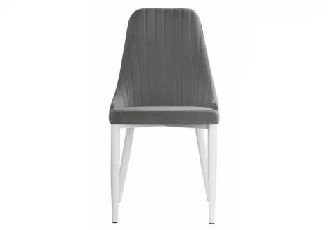 Стул Woodville на металлокаркасе Kora white / gray 15221