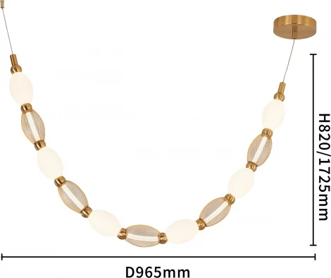 Подвесной светильник Favourite Perler 4559-1PC (LED, 220V, круглые)