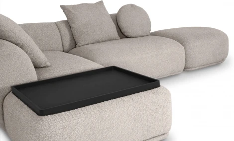 Диван Fabro ОГОГО (арт.853845), (Ткань,Букле/Бежевый)