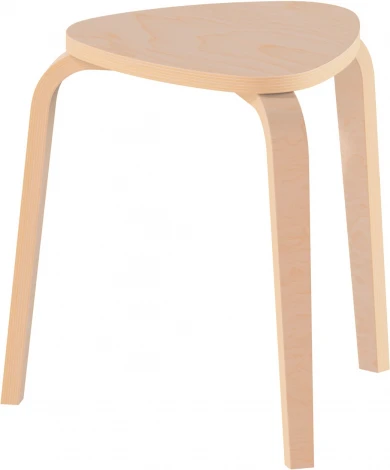 Табурет ТДК Треугольный Водный лак