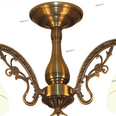 Потолочная люстра IDLamp Drina 290/3PF-Oldbronze