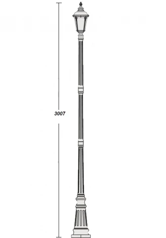 Наземный фонарь Oasis Light Munich 2 S 79760S