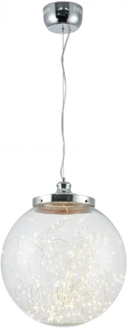 Подвесной светильник Freya Isabel FR6157-PL-24W-TR (LED, 220V, на проводе, шар)