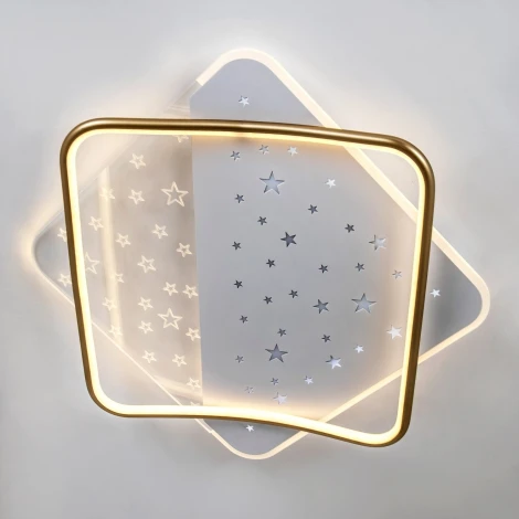 Потолочный светильник светодиодный с пультом с регулировкой цветовой температуры LED4U LED4U L1037-520 GD