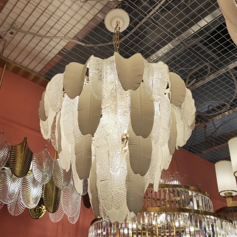 Подвесная люстра Cloyd Ceylon 10658 (220V, на цепи, перо)