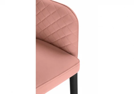 Стул Woodville на металлокаркасе Vener coral / black 15093