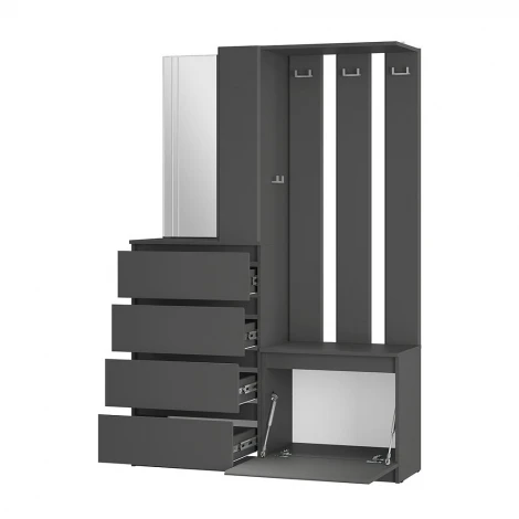 Прихожая БТС Симпл ПР-04, графит