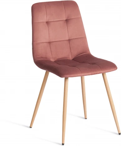 Стул CHILLY (mod. JSC-220) / 2 шт. в упаковке Tetchair (Велюр,Металл /Коралловый) арт.24569