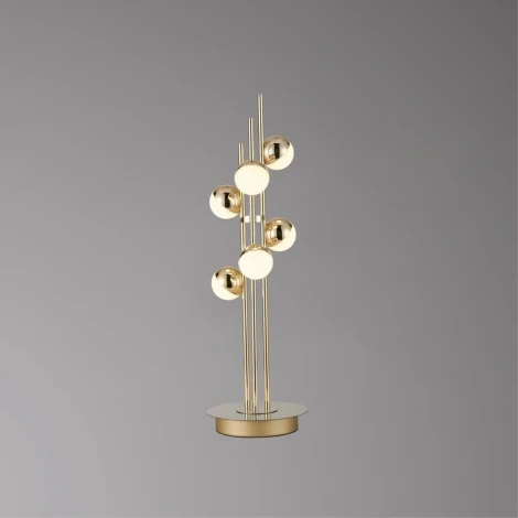 Настольная лампа светодиодная с выключателем Aployt Delfin APL.774.04.18 (220V, шарики)