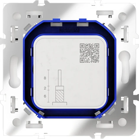 Розетка телевизионнная оконечная TV+SAT (кашемир) Voltum S70 VLS060403