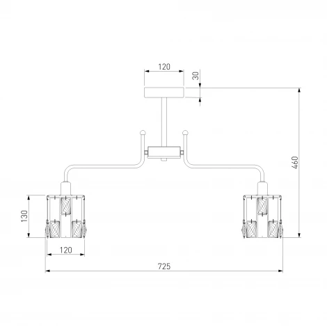 Потолочная люстра Eurosvet Scoppio 10101/8 хром/прозрачный хрусталь Strotskis (220V)