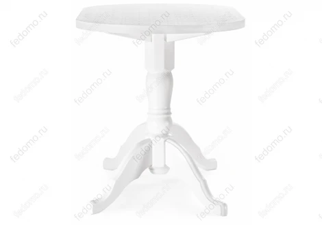 Деревянный стол Woodville Адней белый / рисунок 455836