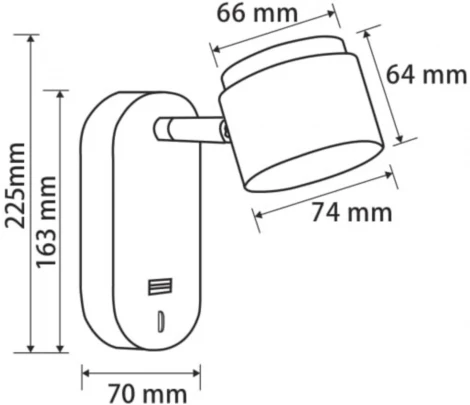 Спот Freya PointFour FR10004WL-L4B