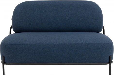 Диван Stool Group Стоун рогожка синий УТ000036926
