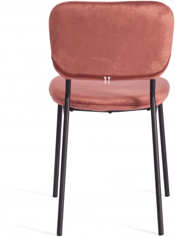 Обеденный стул Tetchair CAROL (Металл,Вельвет/Черный)