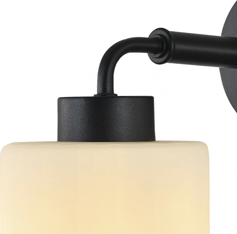 Бра Escada Lord 2133/1A 1x60Вт E27, металл/стекло, чёрный мрамор/белый (220V)