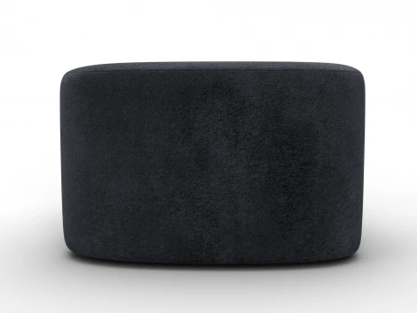 Пуф 004 (ДСП,Фанера/Пластик/Велюр/Темно-серый) Лига Диванов 132366