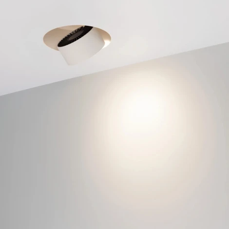 Встраиваемый точечный светильник SP-PLURIO-BUILT-TRIMLESS-R160-9W Day4000 (WH-WH, 36 deg, 230V) (Arlight, IP20 Металл) 038065 (LED)
