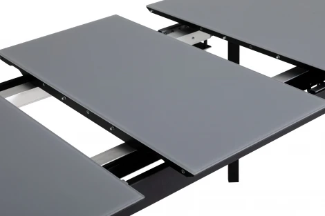 Стол R-Home раскл. Нарвик Glass 120-150 Automatic Natur/Dark matte glass