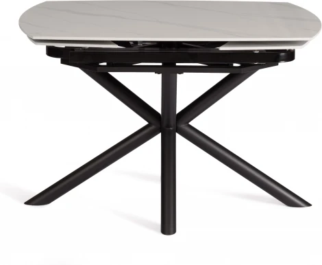 Стол обеденный Winston/Винстон Tetchair (Керамика,Металл/Белый,Черный) арт.21856