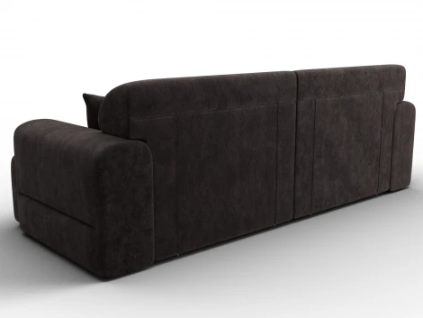 Диван прямой Лига-109 НПБ (ДСП,Фанера,Велюр/Коричневый) Лига Диванов 136485