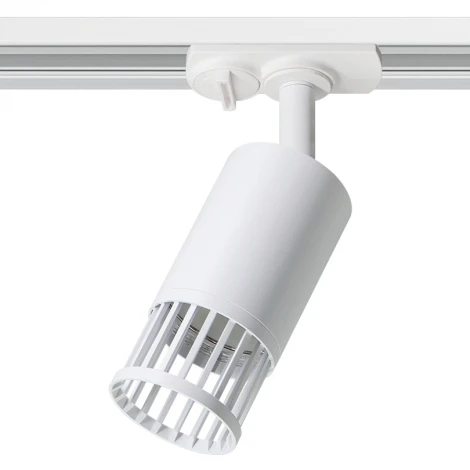 Трековый светильник однофазный Wolta WTL-GU10/19W под лампу GU10 белый PORTA
