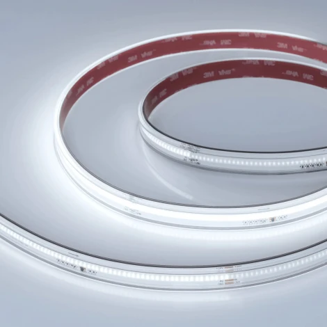 Светодиодная лента герметичная SPI-COB-PS-X378-14mm 24V White6000-PX63-BPT (7 W/m, IP67, 5m) (Arlight, бегущий огонь) 041741